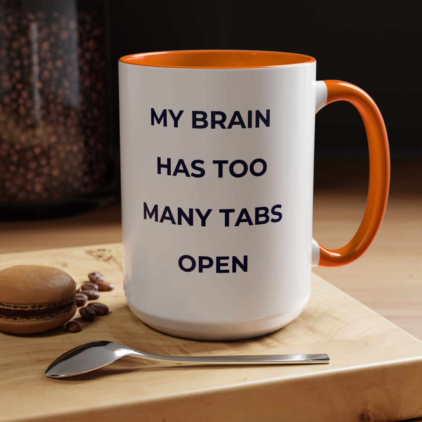 My Brain Has Too Many Tabs Open Mug | Funny ADHD Gift | Lofi Office Coffee Cup (11oz)