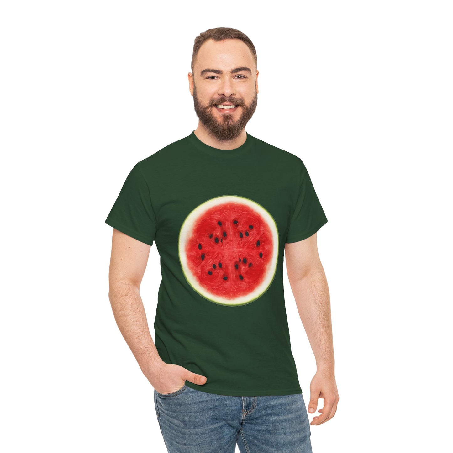 Watermelon Slice Graphic T-Shirt | Funny "One in a Melon" Tee | Easy Lazy Halloween Costume | Unisex Summer Top