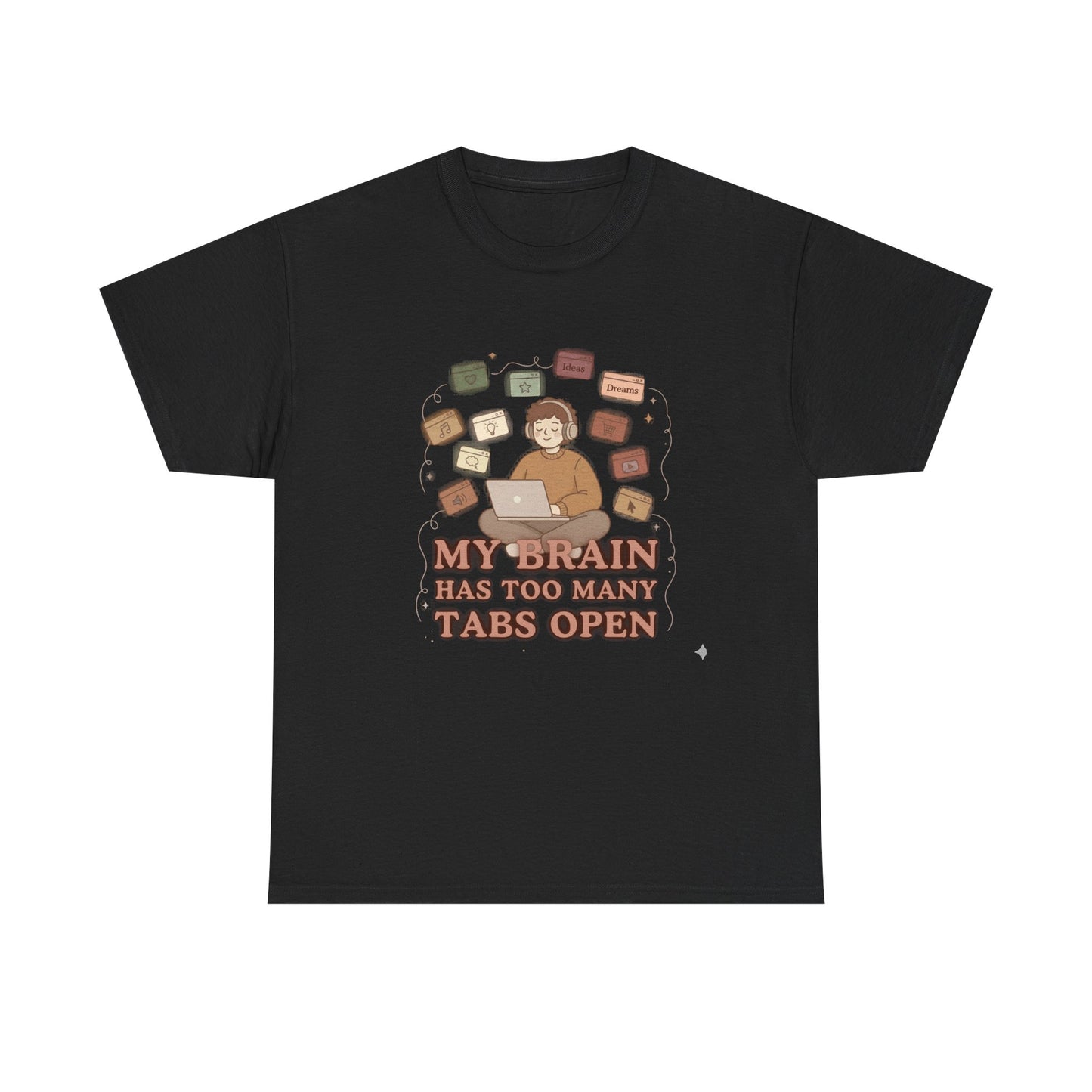 The "Cozy Mind" Earth Tone ADHD Graphic Tee