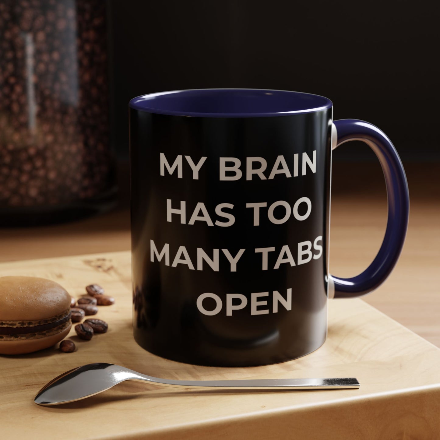 My Brain Has Too Many Tabs Open Mug | Funny ADHD Gift | Lofi Office Coffee Cup (11oz)