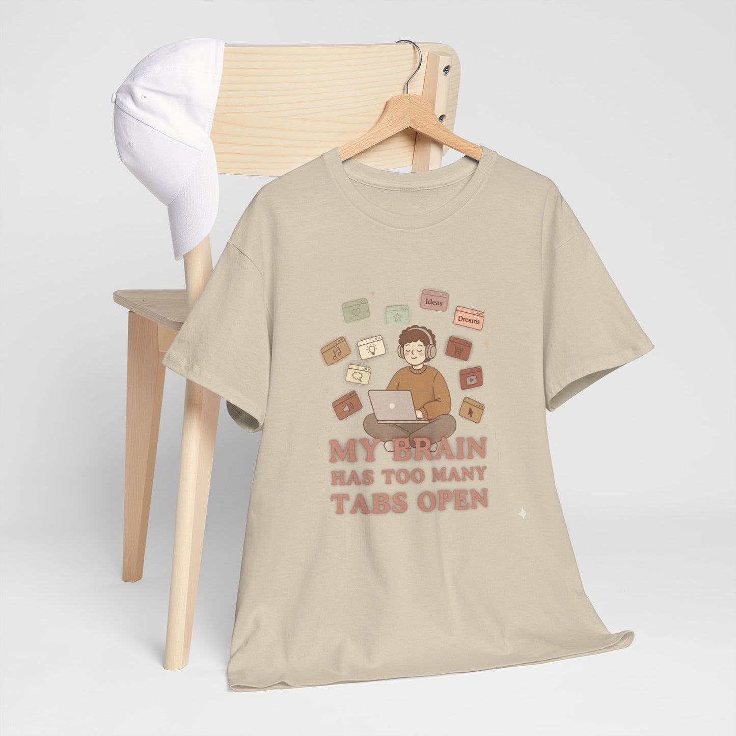 The "Cozy Mind" Earth Tone ADHD Graphic Tee