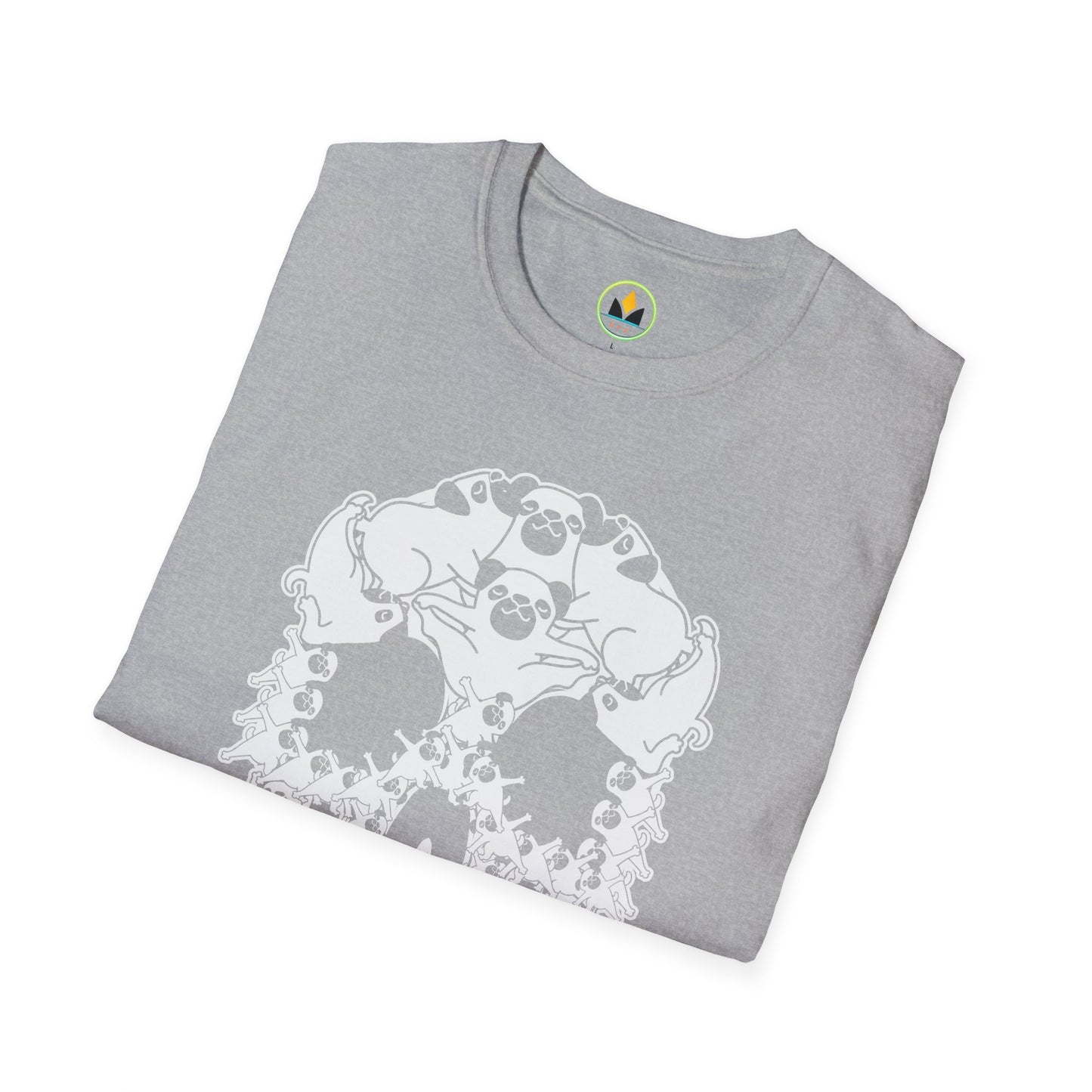 Pug Skull Shirt | Funny Gothic Dog Lover Tee | Optical Illusion Skeleton Pug Gift | Edgy Pet Owner Top | Halloween & Everyday Wear