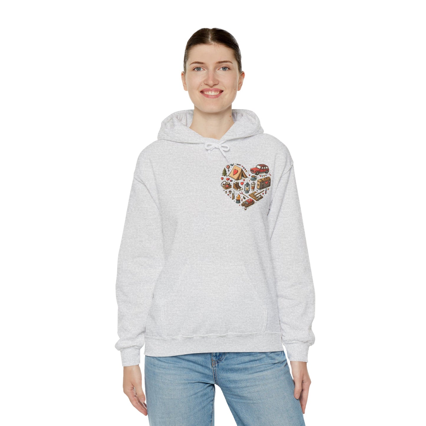 Wild at Heart: Ultimate Outdoor Adventure & Camping Icon Hoodie