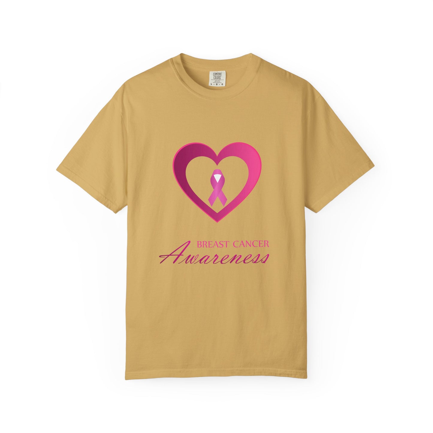 Breast Cancer Awareness heart & ribbon