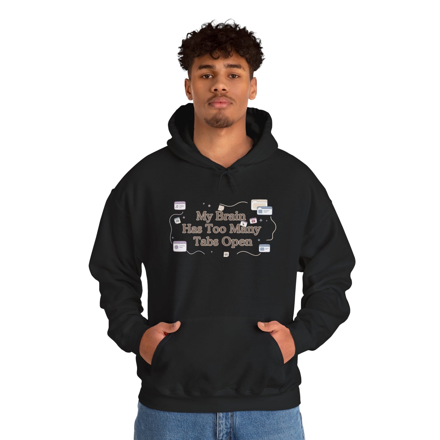 ADHD Minimalist Brain | Oversized Aesthetic Hoodie