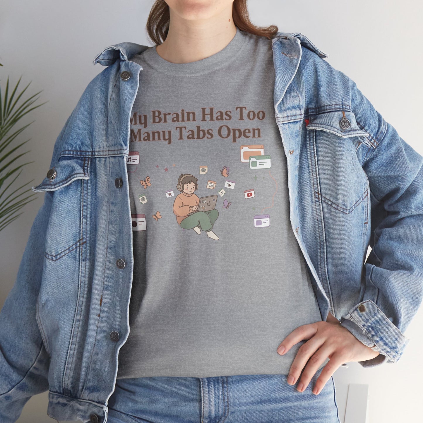 Hyper-Focus Mode: ENGAGED 🎧 The 'Brain Has Too Many Tabs Open' Neurospicy Tee