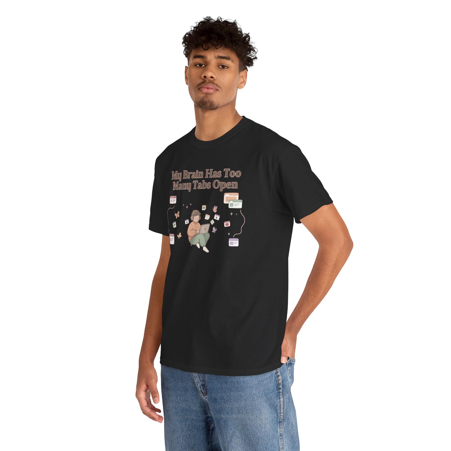 Hyper-Focus Mode: ENGAGED 🎧 The 'Brain Has Too Many Tabs Open' Neurospicy Tee