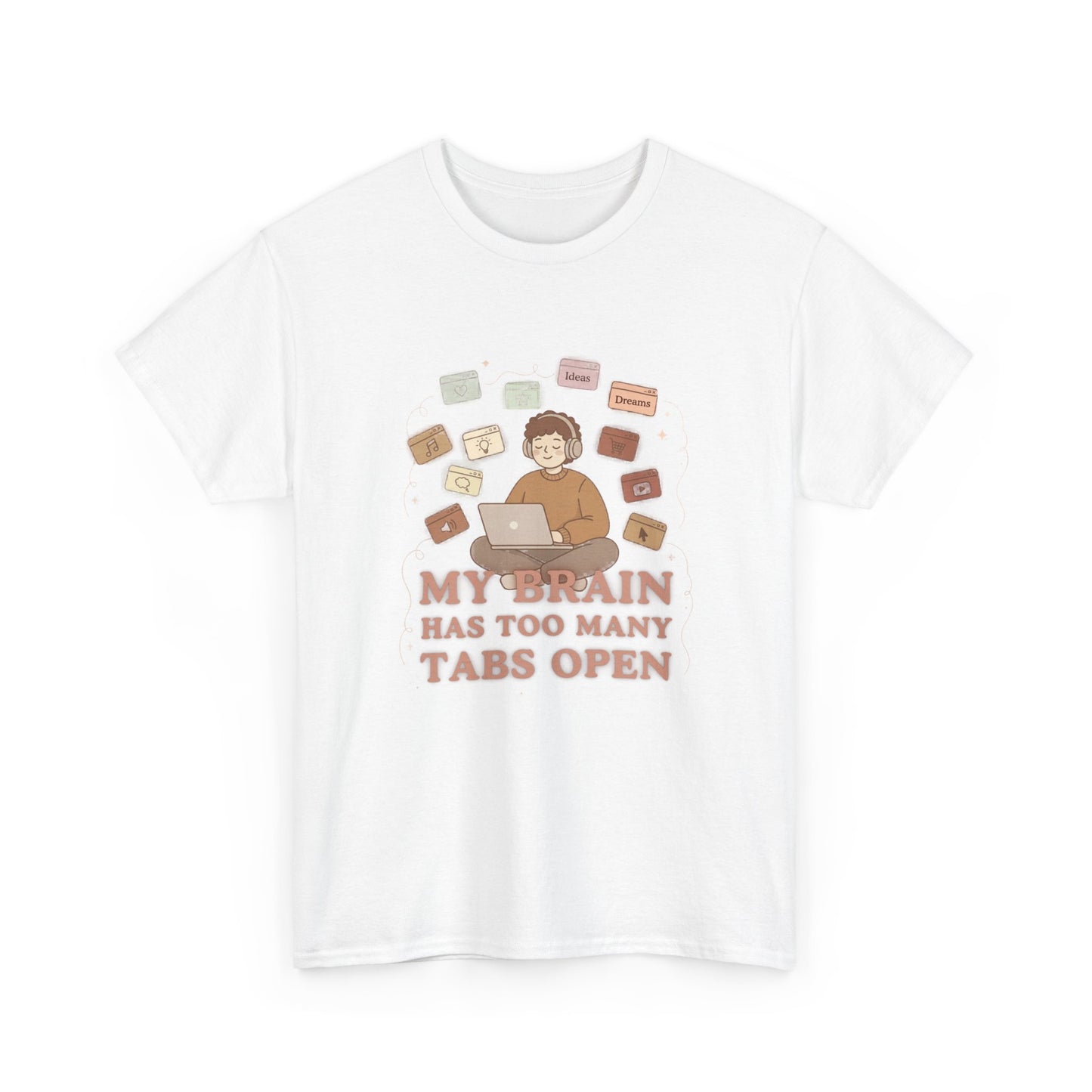 The "Cozy Mind" Earth Tone ADHD Graphic Tee