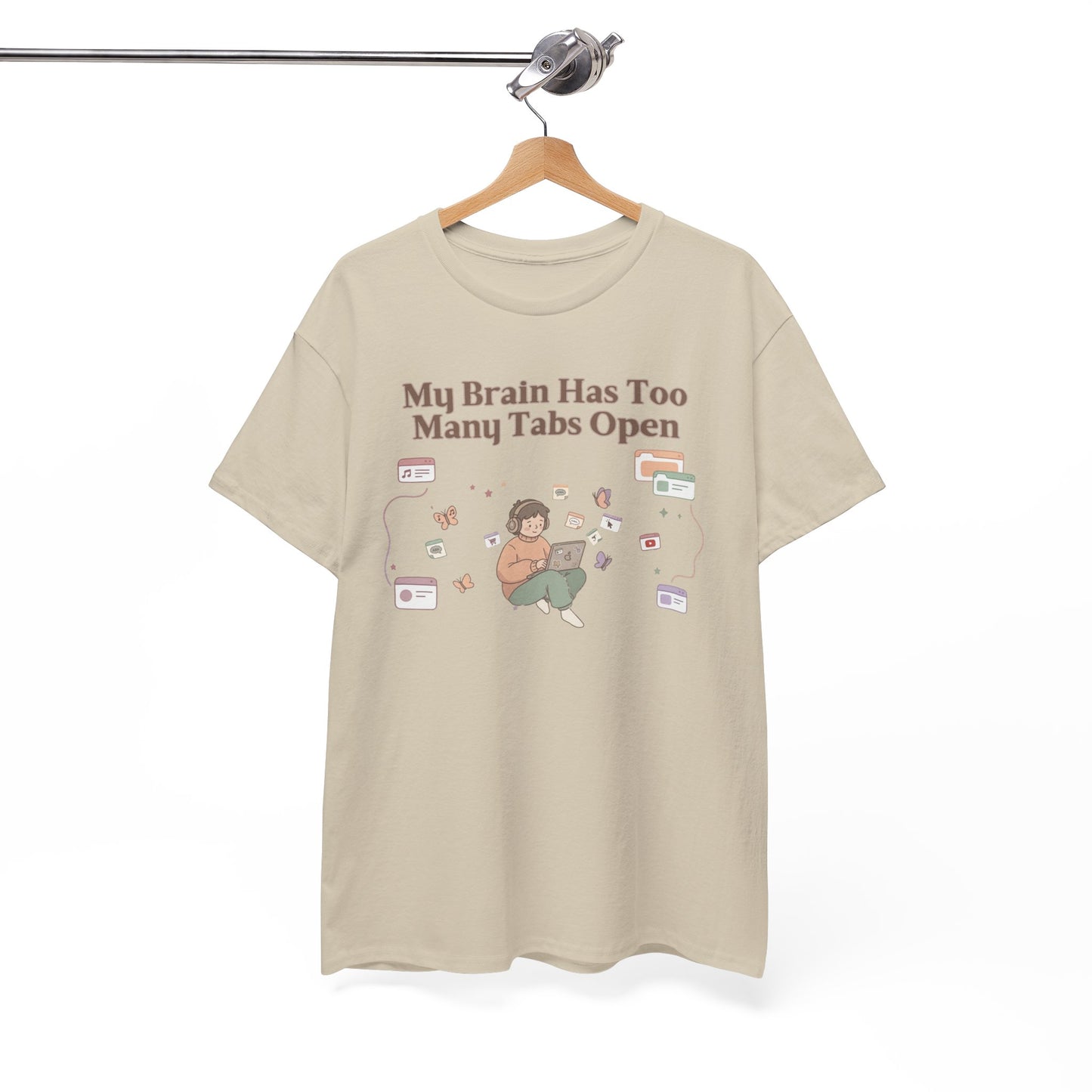 Hyper-Focus Mode: ENGAGED 🎧 The 'Brain Has Too Many Tabs Open' Neurospicy Tee