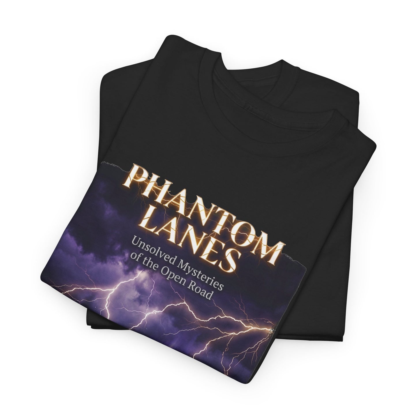 Phantom Lanes: Unsolved Mysteries of the Open Road Graphic T-Shirt