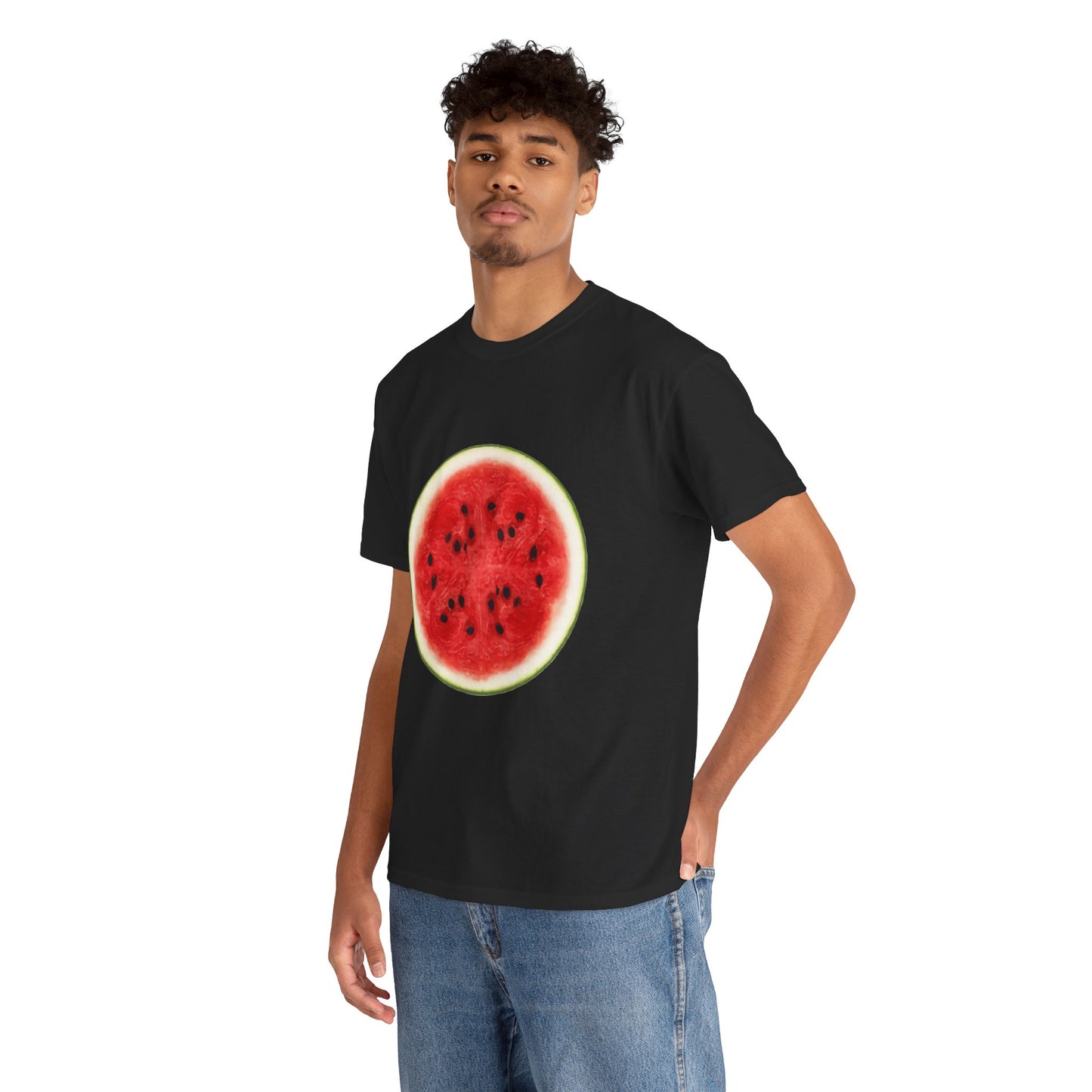 Watermelon Slice Graphic T-Shirt | Funny "One in a Melon" Tee | Easy Lazy Halloween Costume | Unisex Summer Top
