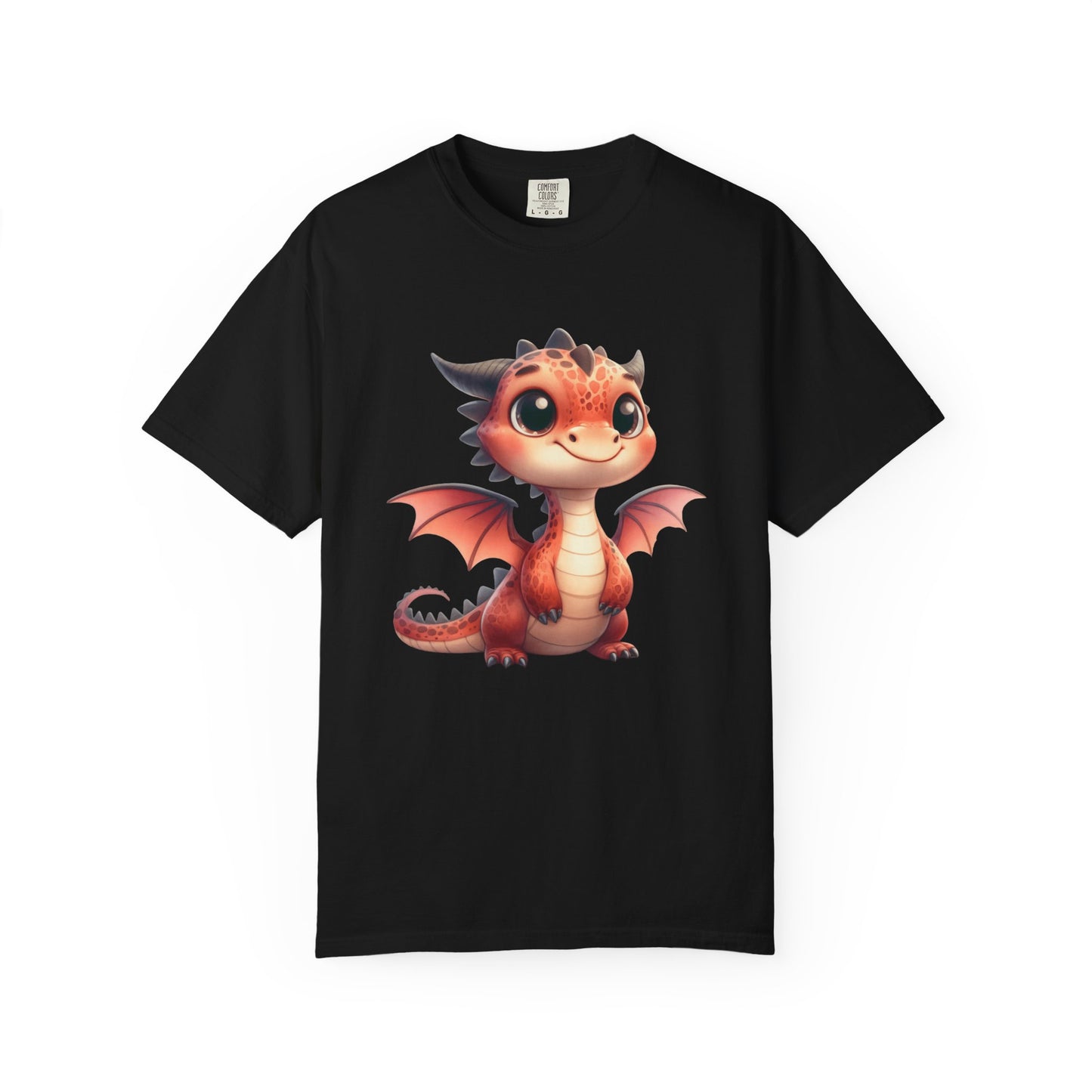 Adorable Dragon Whelp Tee - Soft Cotton T-Shirt with Fantasy Creature tee