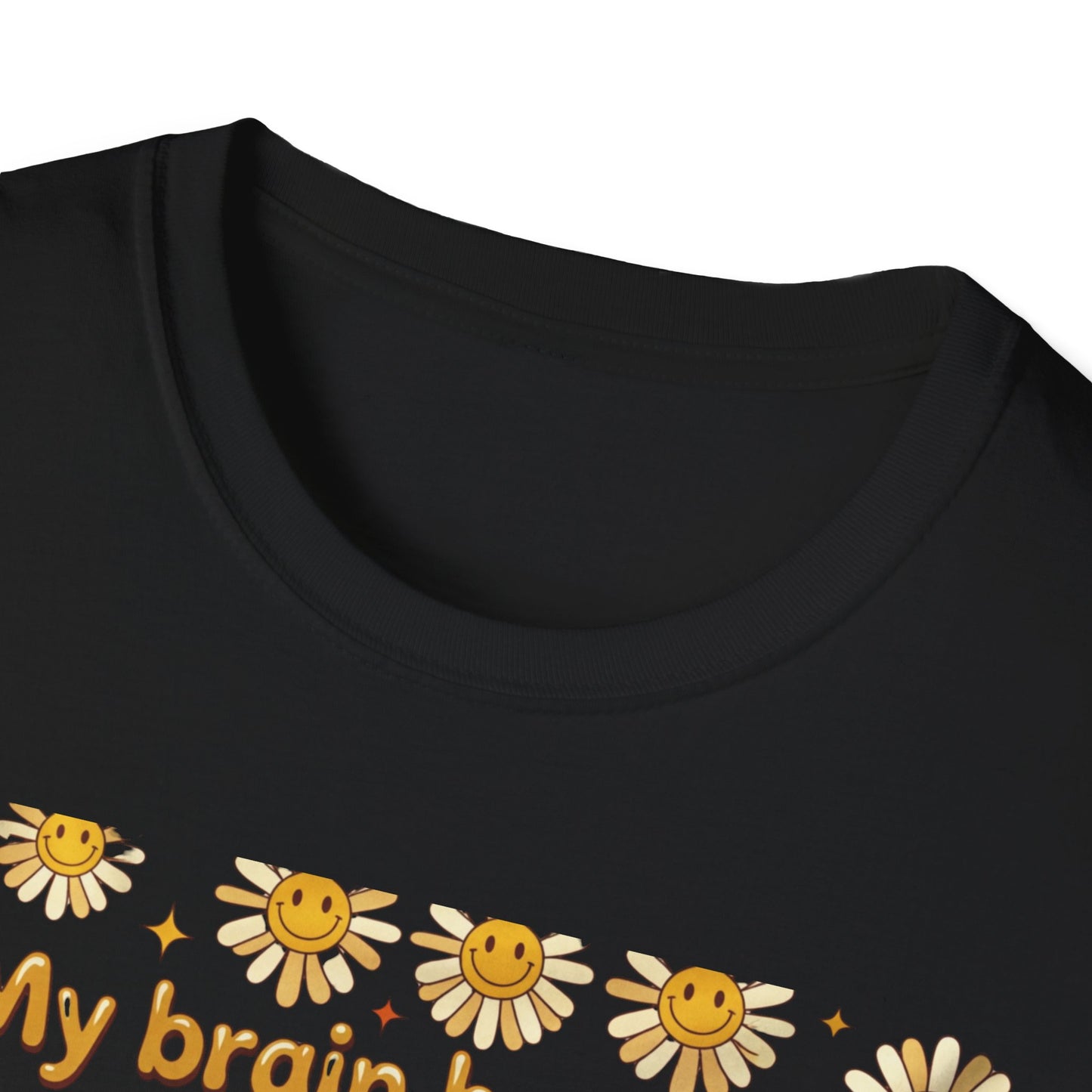 My Brain Has Too Many Tabs Open Shirt • Retro Mental Health Aesthetic Tee • Neurodivergent Daisy Coffee Shirt • Relatable ADHD Lo-Fi Gift