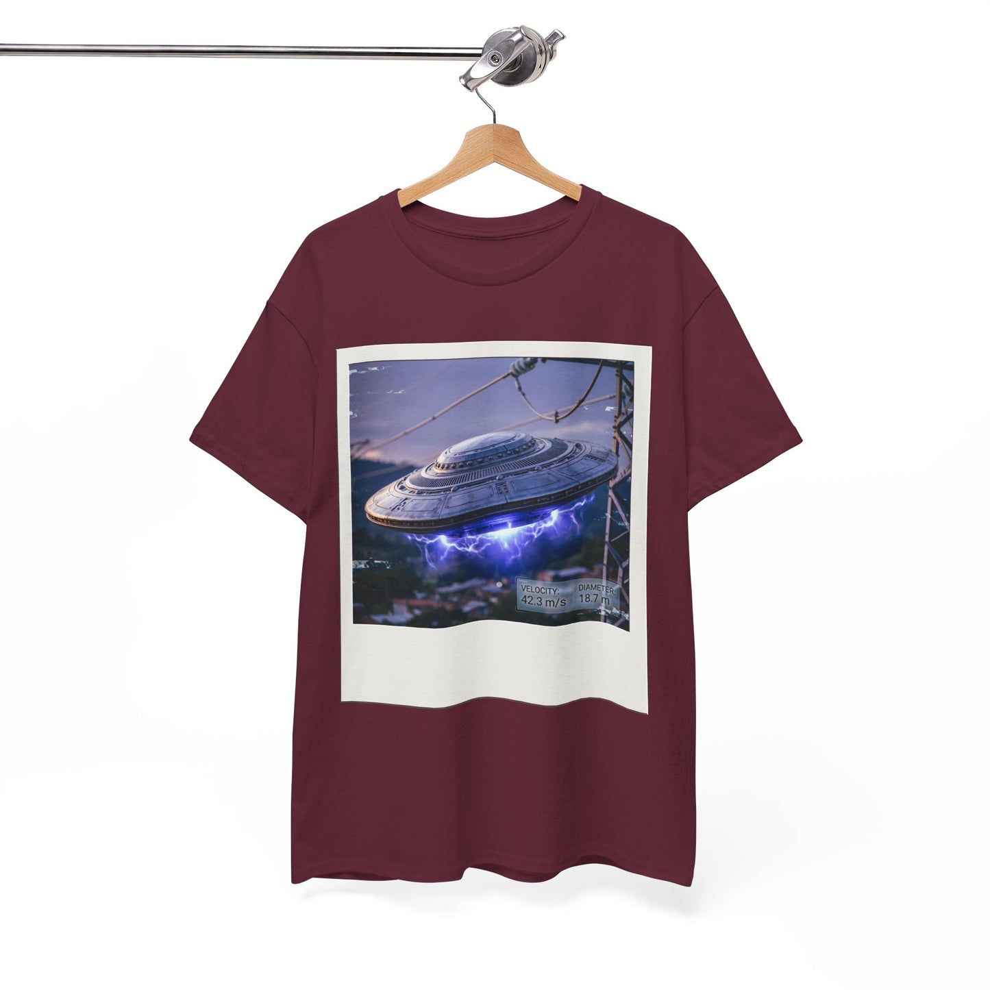 UFO Evidence T-Shirt | Retro Polaroid Alien Sighting Photo