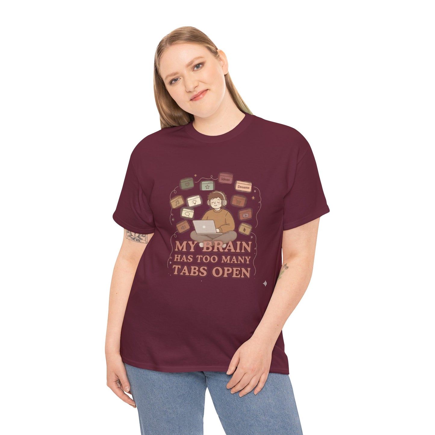 The "Cozy Mind" Earth Tone ADHD Graphic Tee