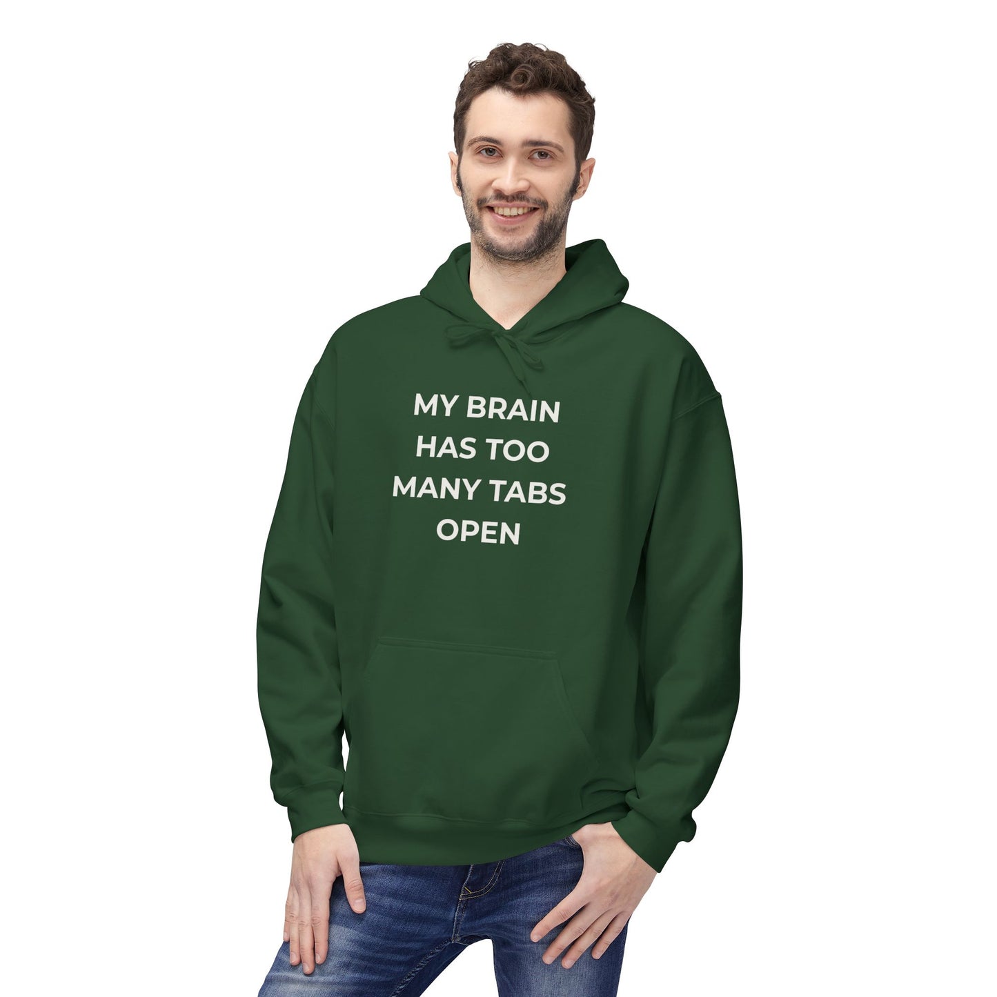 My Brain Has Too Many Tabs Open Hoodie | Funny ADHD Gift | Cozy Lofi Pullover