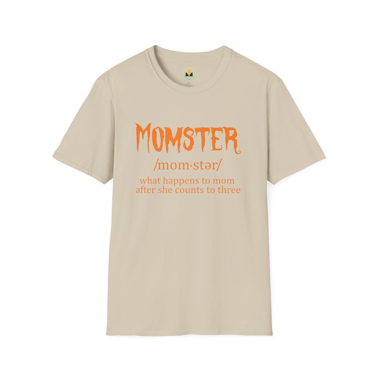 Halloween ‘Momster’ Tee - Fun Parenting Humor Softstyle T-Shirt