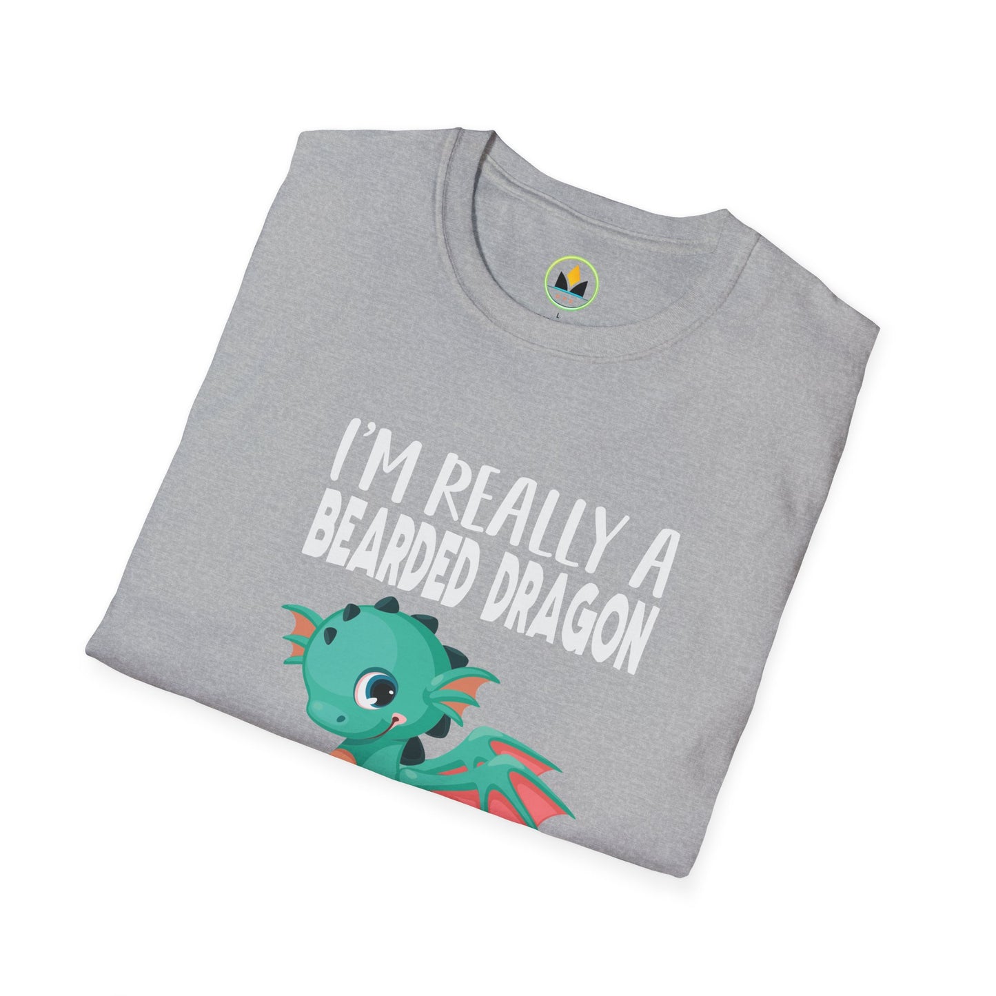 I’m Really a Bearded Dragon in a Human Costume – Cute Halloween Reptile Lover T‑Shirt