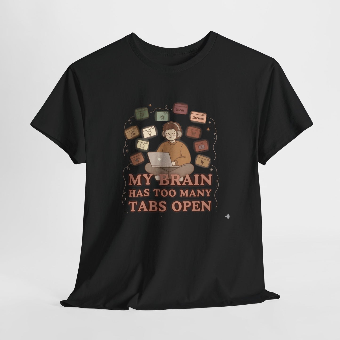 The "Cozy Mind" Earth Tone ADHD Graphic Tee