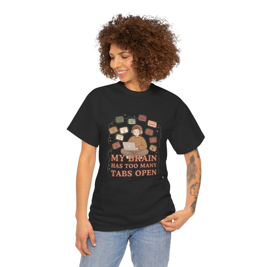 The "Cozy Mind" Earth Tone ADHD Graphic Tee