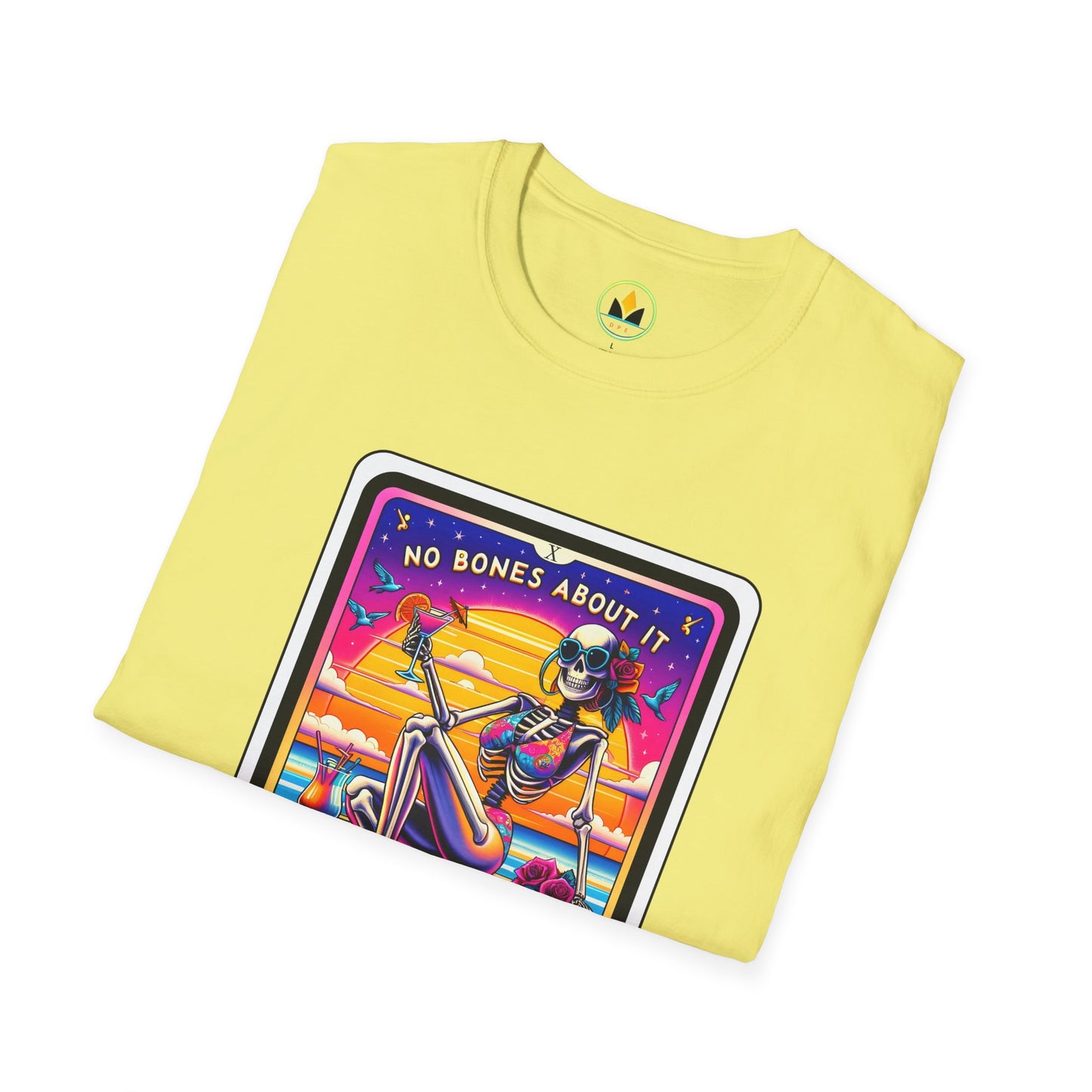 No Bones About It - Life’s A Party: Skeleton Beach Party Halloween T-Shirt