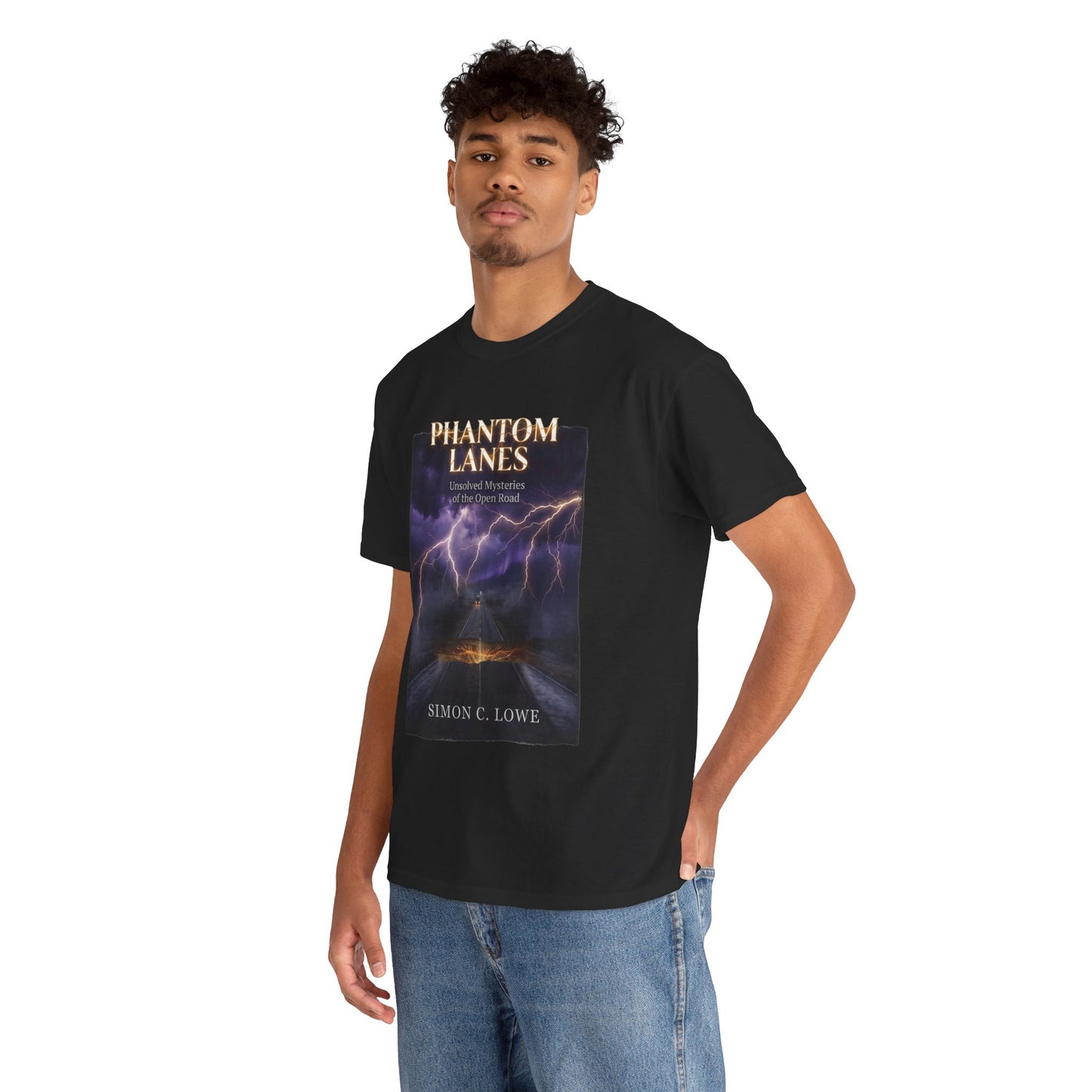 Phantom Lanes: Unsolved Mysteries of the Open Road Graphic T-Shirt