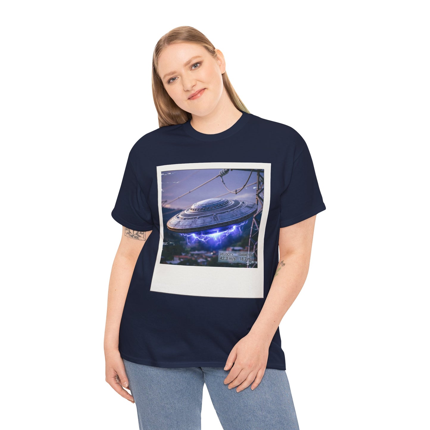 UFO Evidence T-Shirt | Retro Polaroid Alien Sighting Photo