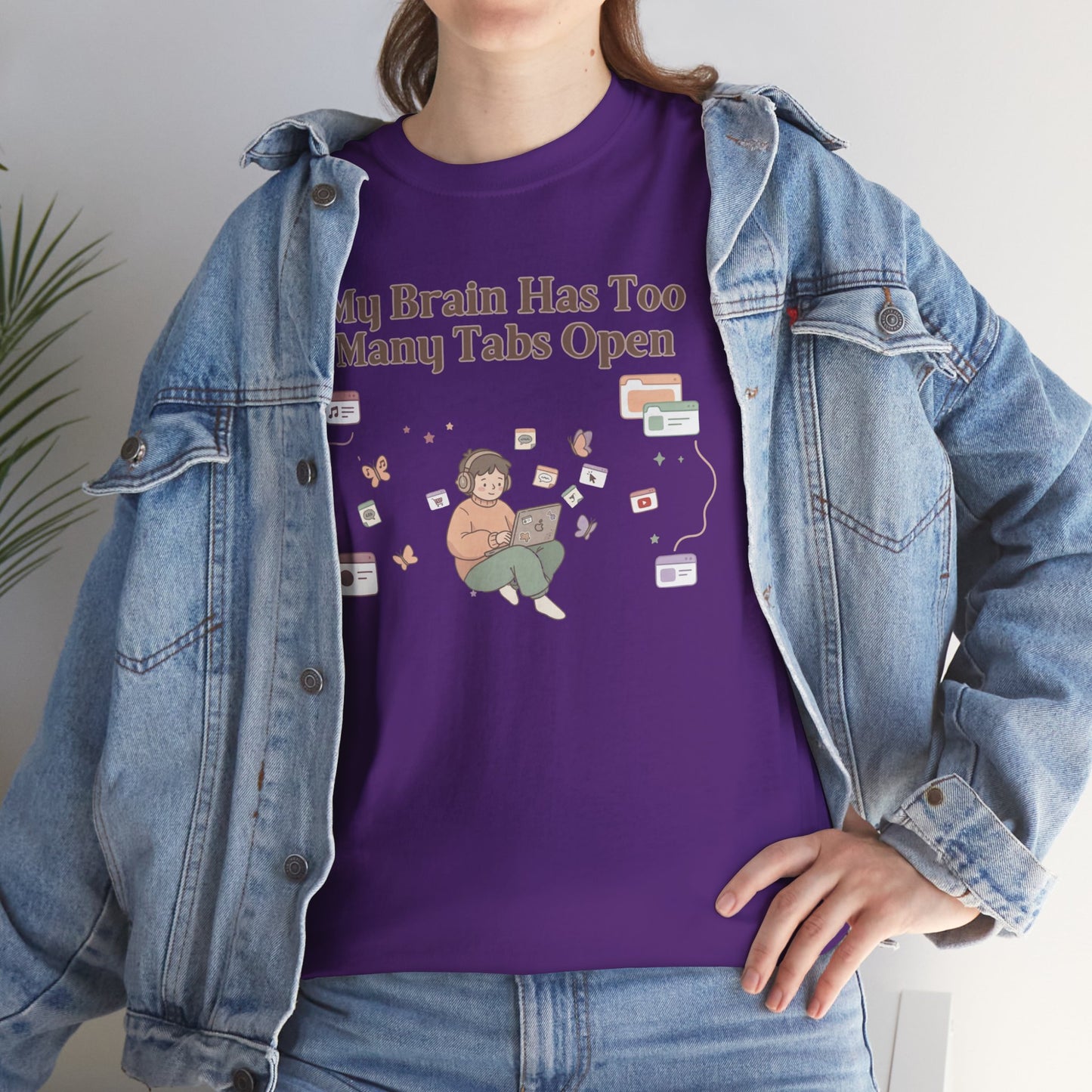 Hyper-Focus Mode: ENGAGED 🎧 The 'Brain Has Too Many Tabs Open' Neurospicy Tee