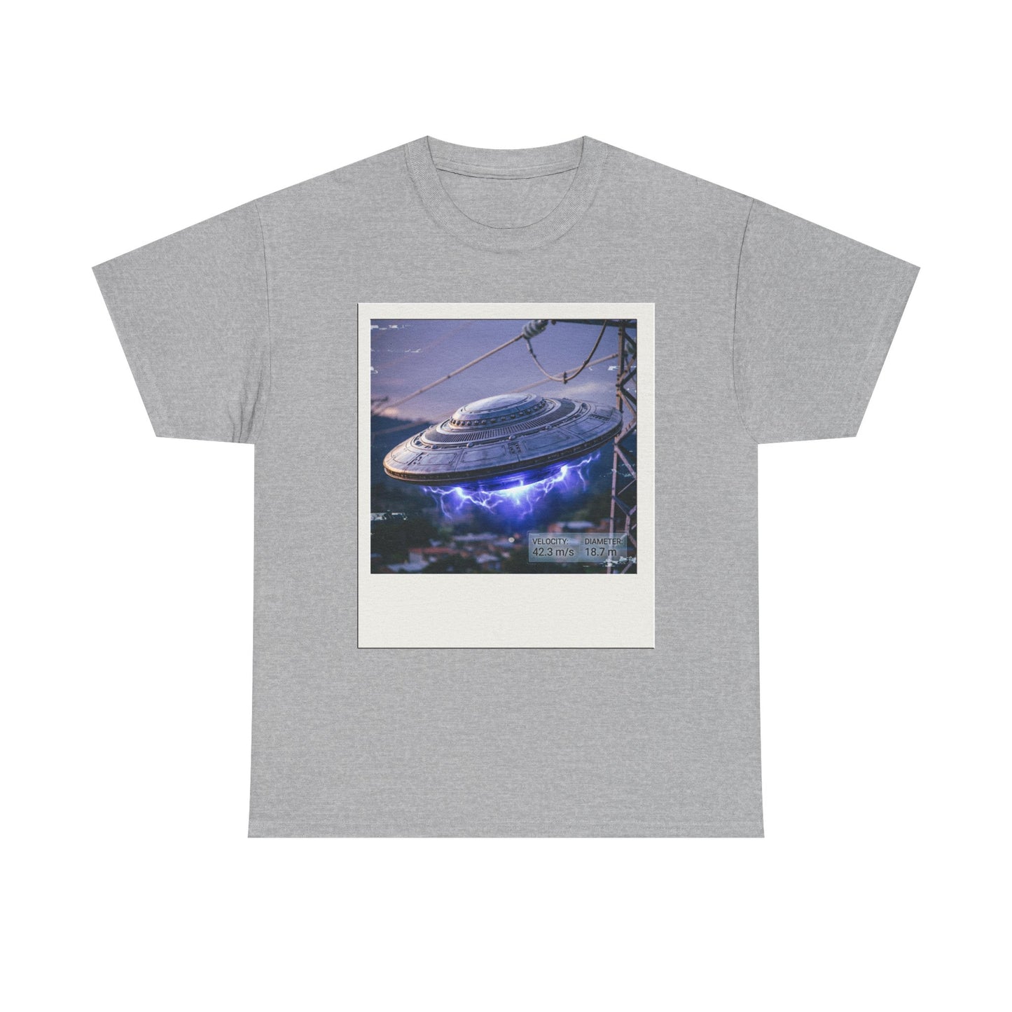 UFO Evidence T-Shirt | Retro Polaroid Alien Sighting Photo