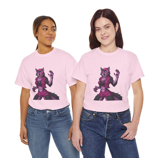 Fierce Werewolf Fights Cancer Tee