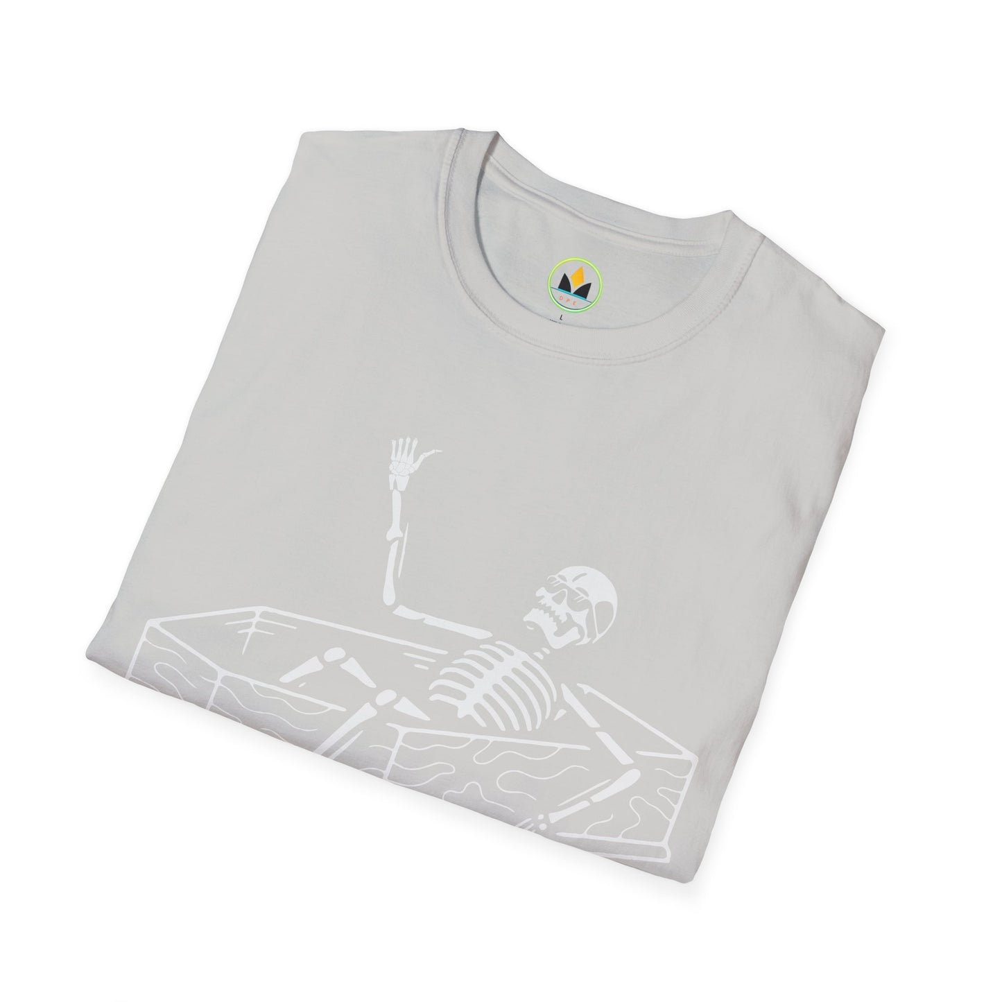 Never Better Skeleton Coffin T‑Shirt – Dark Humor Goth Tee for the Delightfully Dead Inside