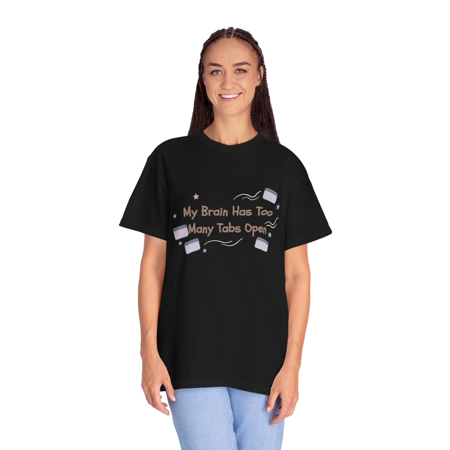 The "ADHD Brain Under Construction" Retro Warning Tee