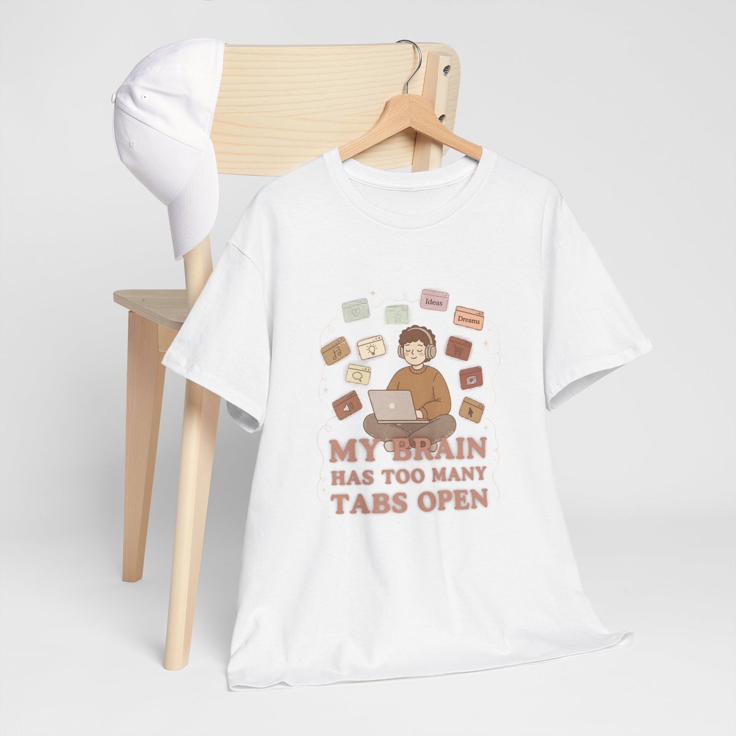The "Cozy Mind" Earth Tone ADHD Graphic Tee