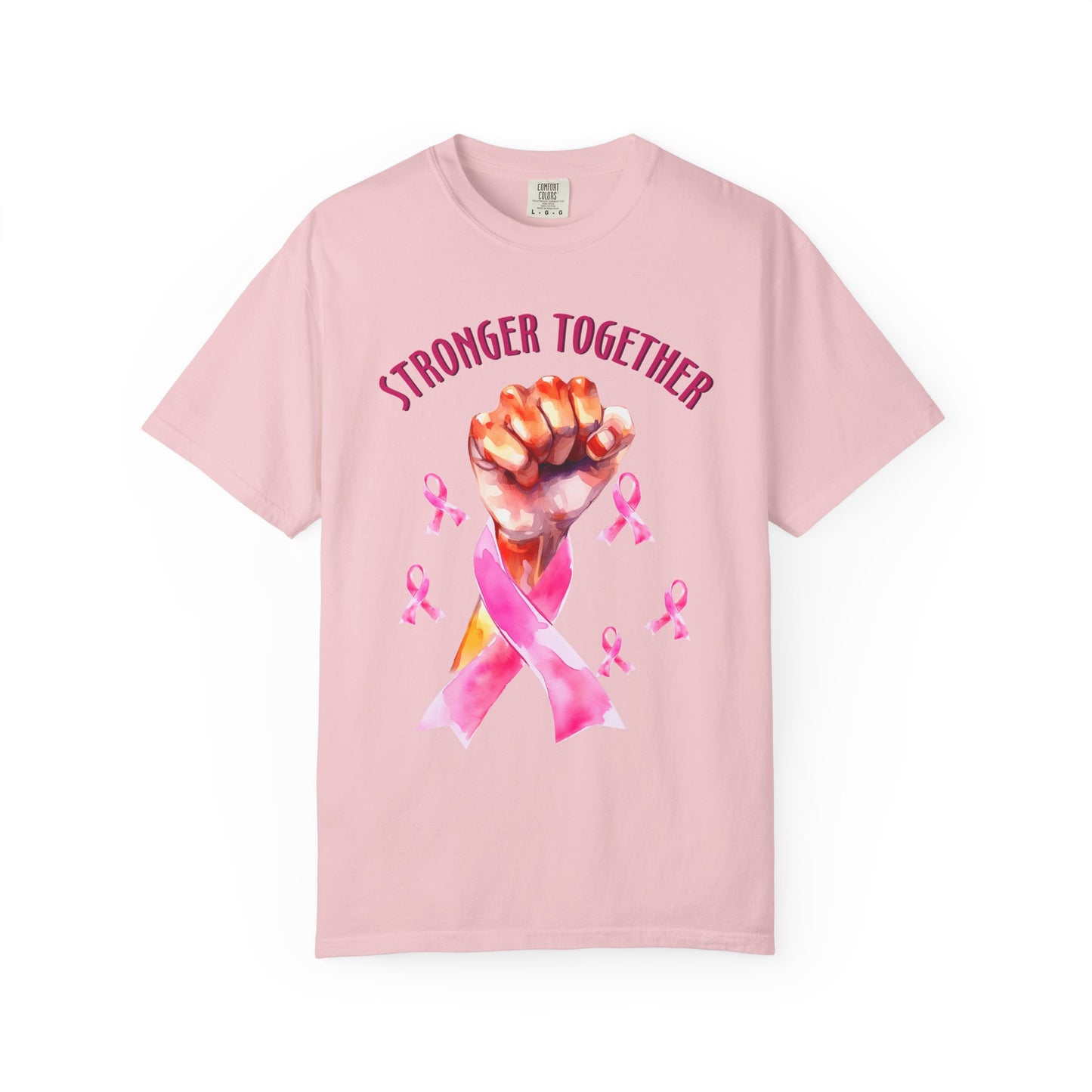 Empower Unity: Breast Cancer "Stronger Together" Comfort Colors Tee