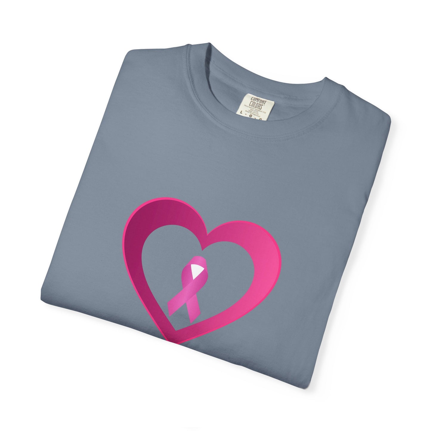Breast Cancer Awareness heart & ribbon