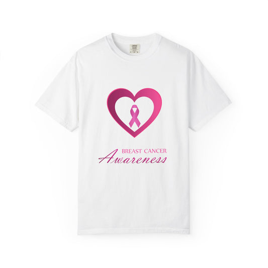 Breast Cancer Awareness heart & ribbon