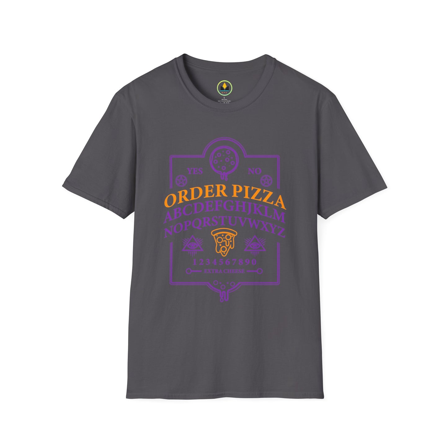 Mystic Pizza Ouija - Unique Spooky Halloween T-Shirt |