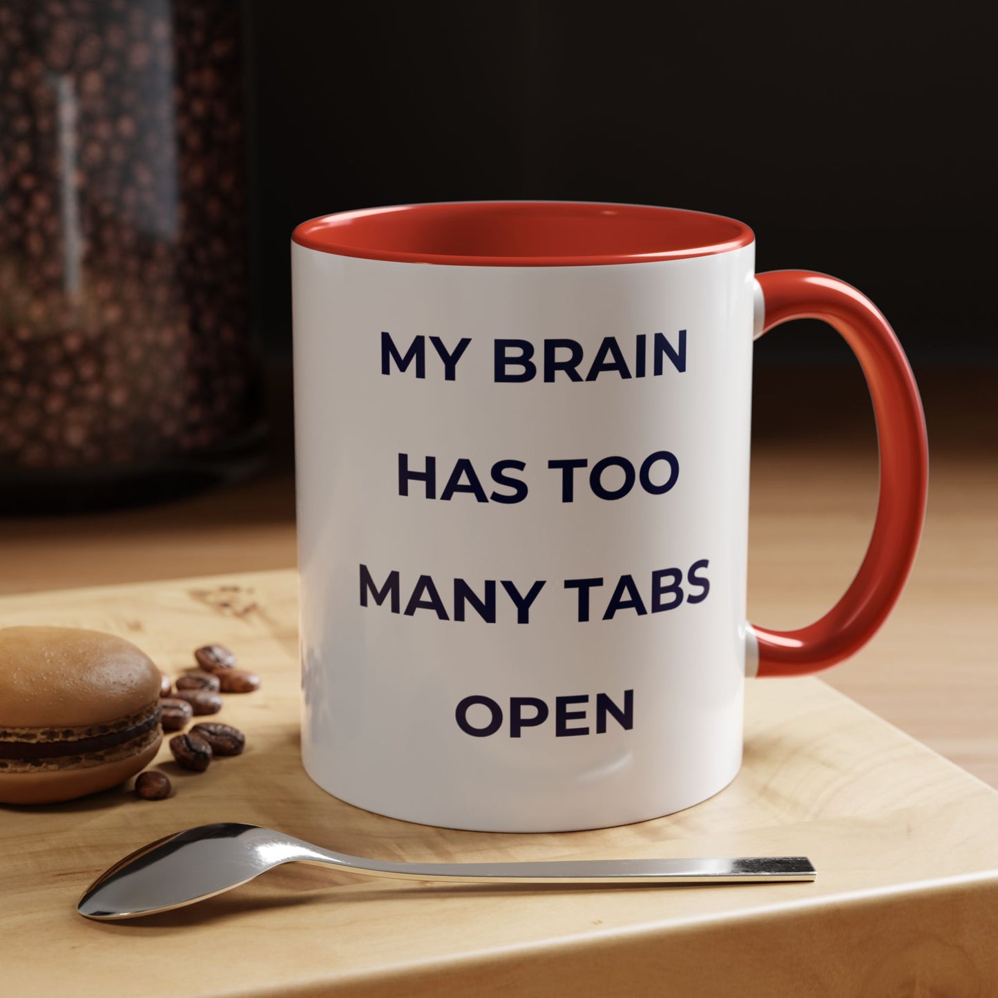 My Brain Has Too Many Tabs Open Mug | Funny ADHD Gift | Lofi Office Coffee Cup (11oz)