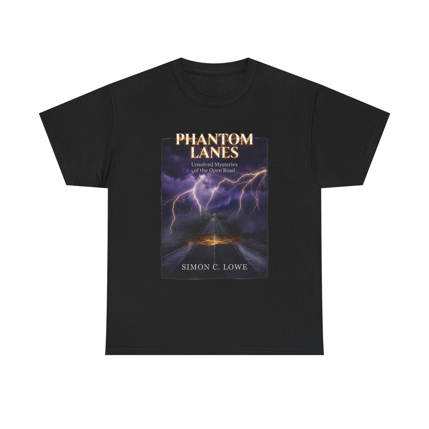 Phantom Lanes: Unsolved Mysteries of the Open Road Graphic T-Shirt