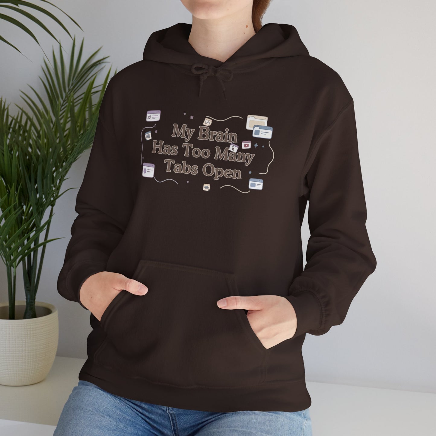 ADHD Minimalist Brain | Oversized Aesthetic Hoodie