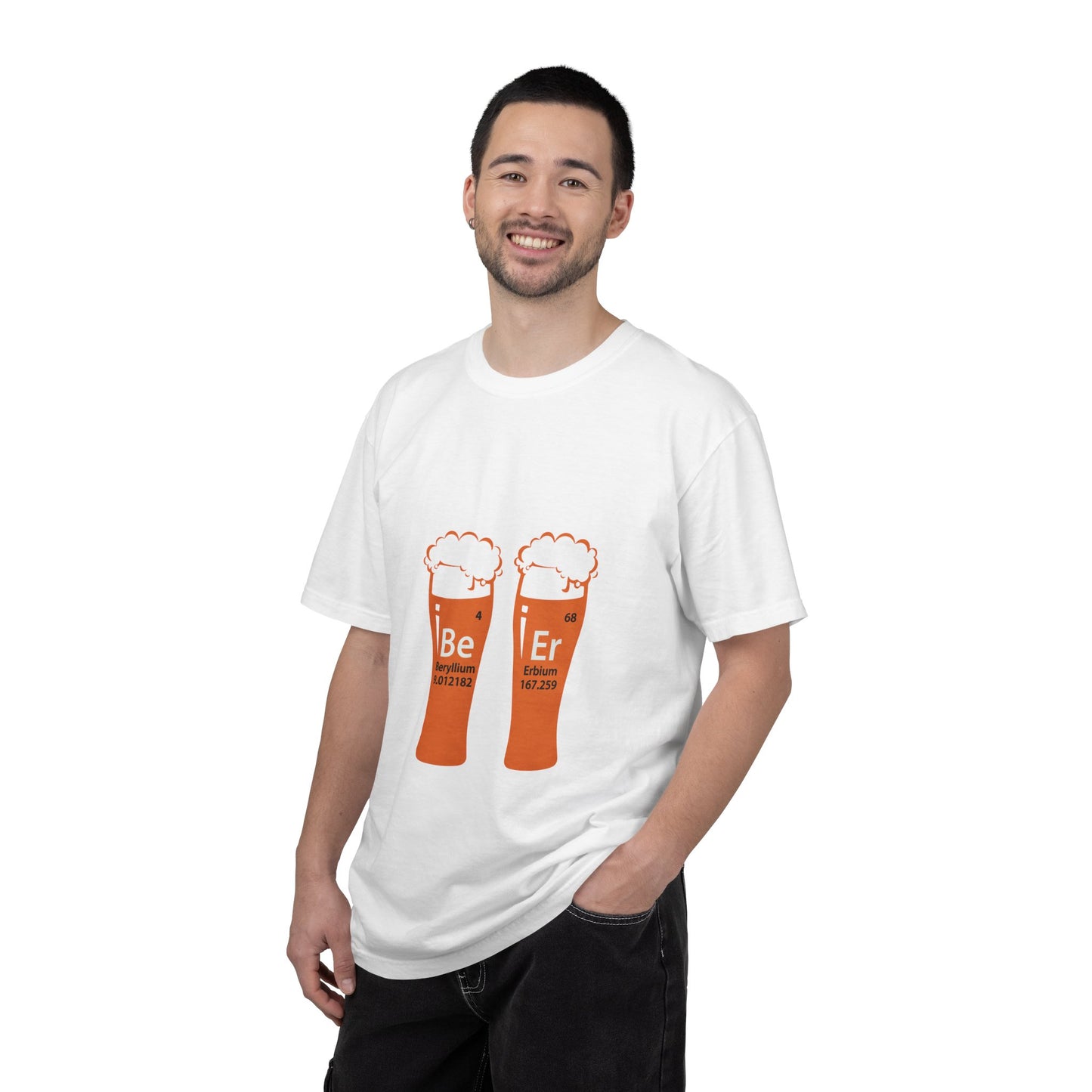 Viral Science BeEr Chemistry T-Shirt - Periodic Table Elements Graphic Comfort Colors Ring Spun Cotton Tee - Gift for Science Nerds
