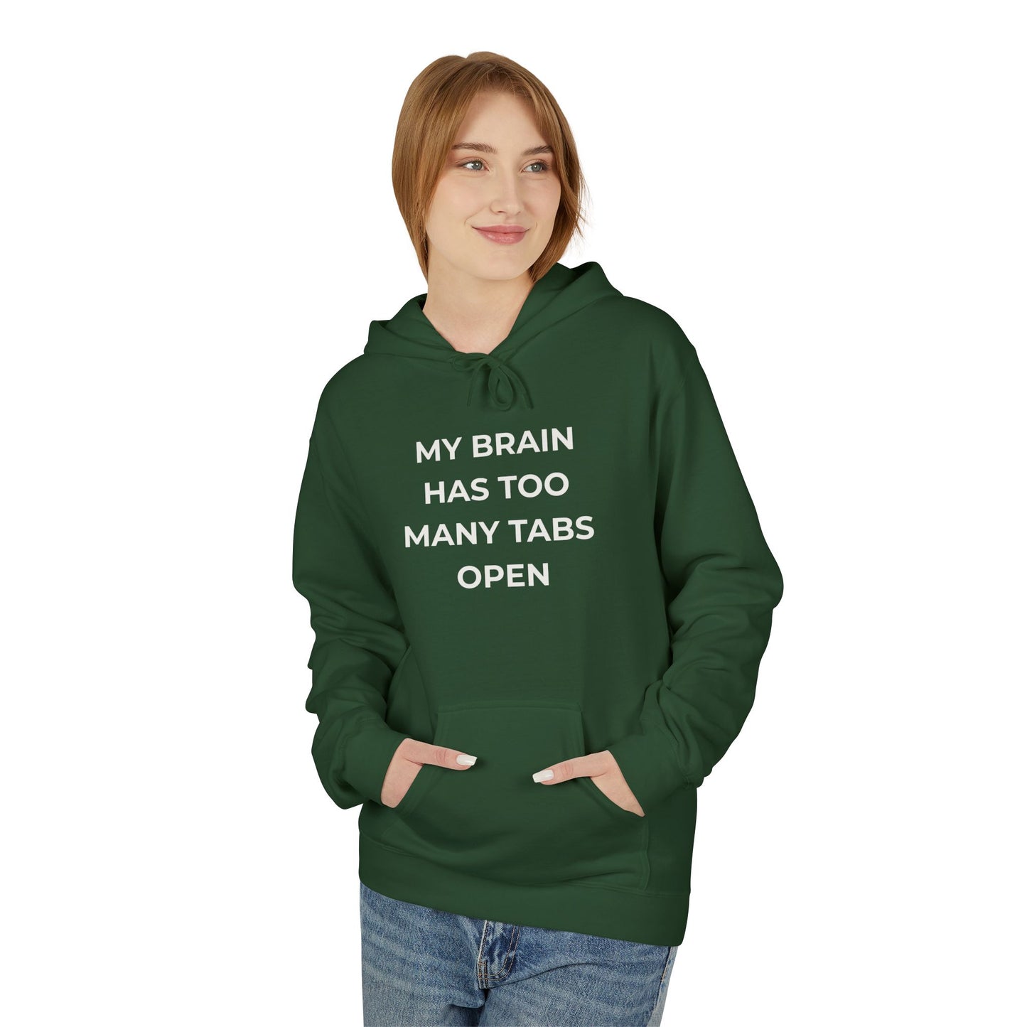 My Brain Has Too Many Tabs Open Hoodie | Funny ADHD Gift | Cozy Lofi Pullover