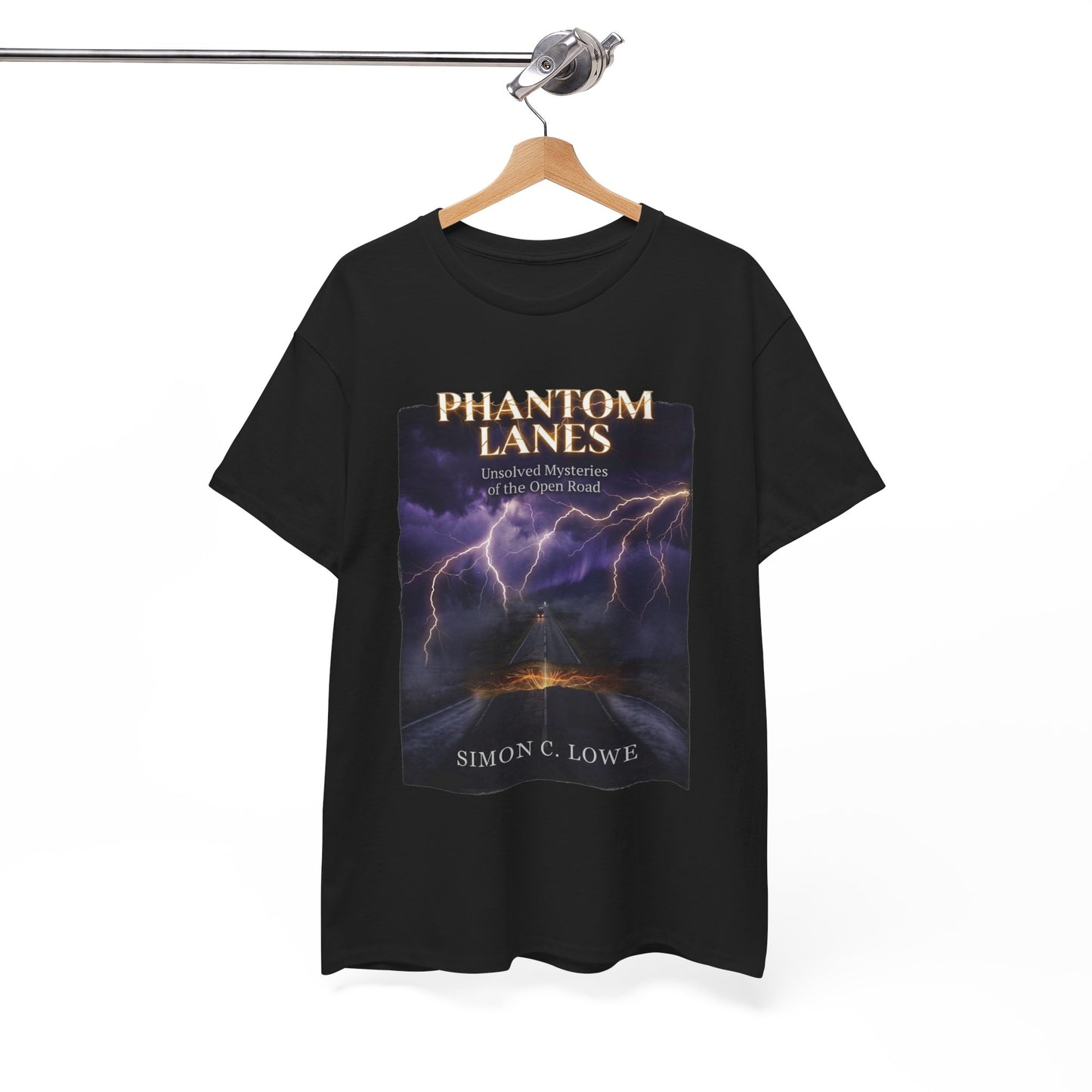 Phantom Lanes: Unsolved Mysteries of the Open Road Graphic T-Shirt