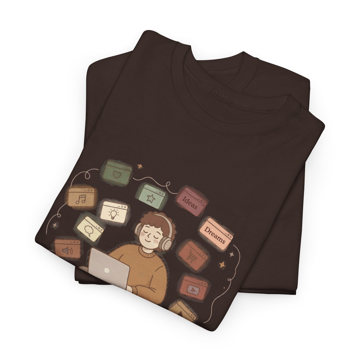 The "Cozy Mind" Earth Tone ADHD Graphic Tee