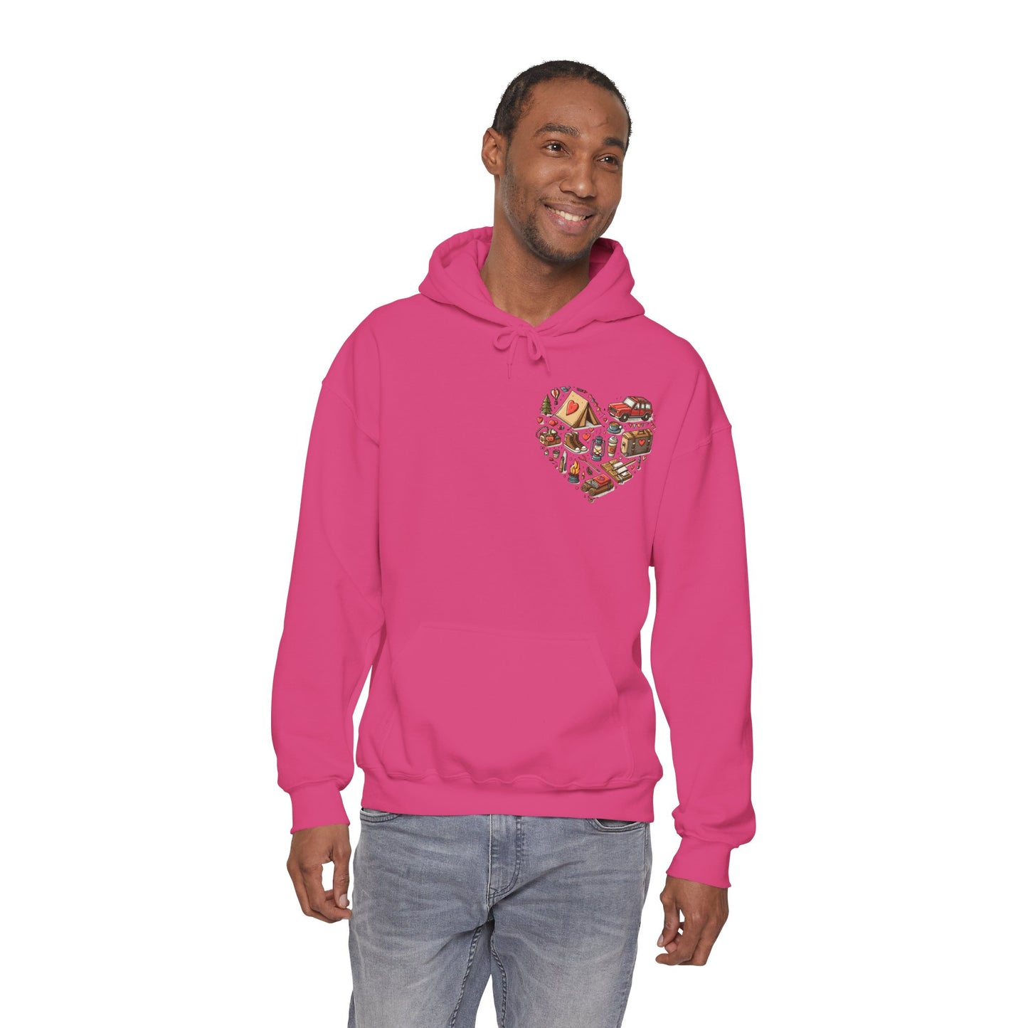 Wild at Heart: Ultimate Outdoor Adventure & Camping Icon Hoodie