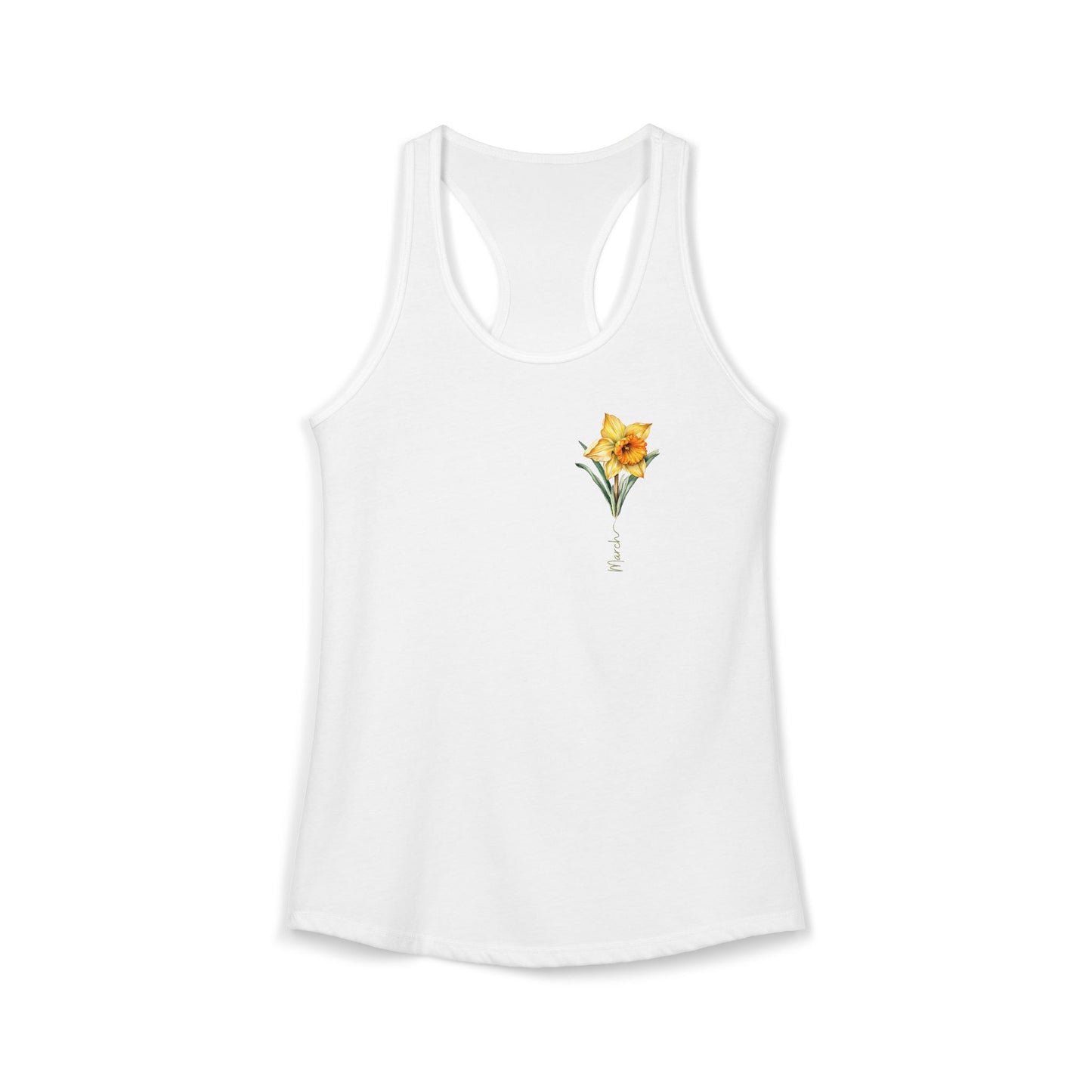 Daffodil of Hope – Women’s Cancer Awareness Racerback Tank Top