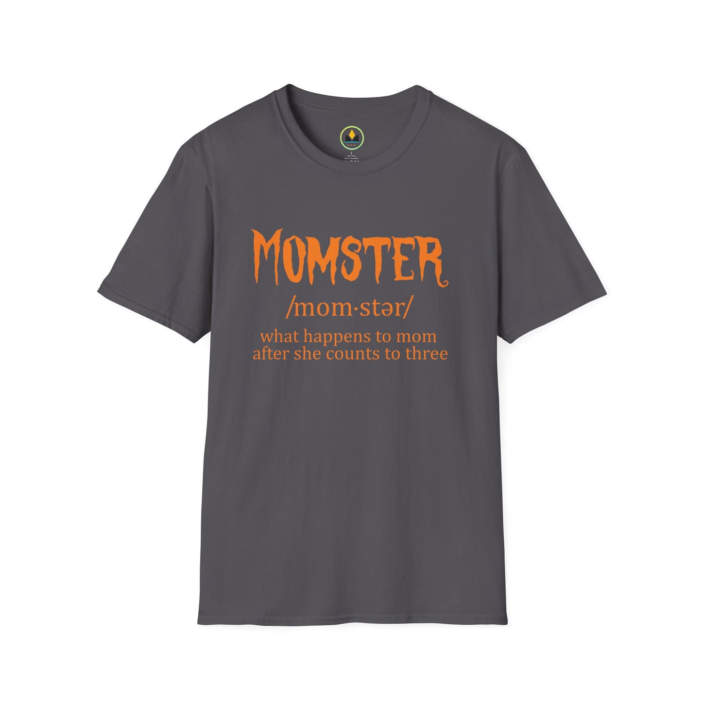 Halloween ‘Momster’ Tee - Fun Parenting Humor Softstyle T-Shirt