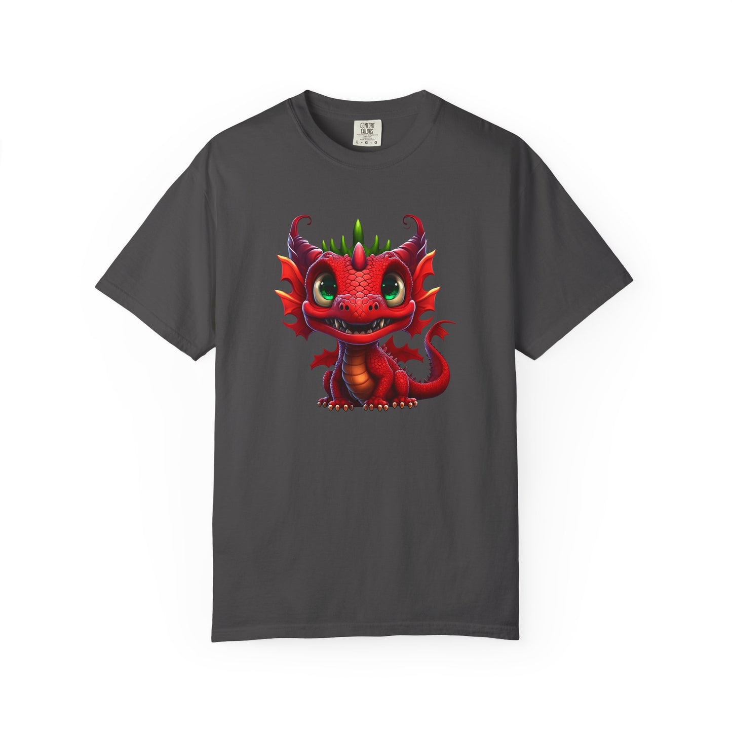 Playful Dragon Delight - Unique Cartoon-Style Dragon T-Shirt Design for Fun and Fantasy Lovers