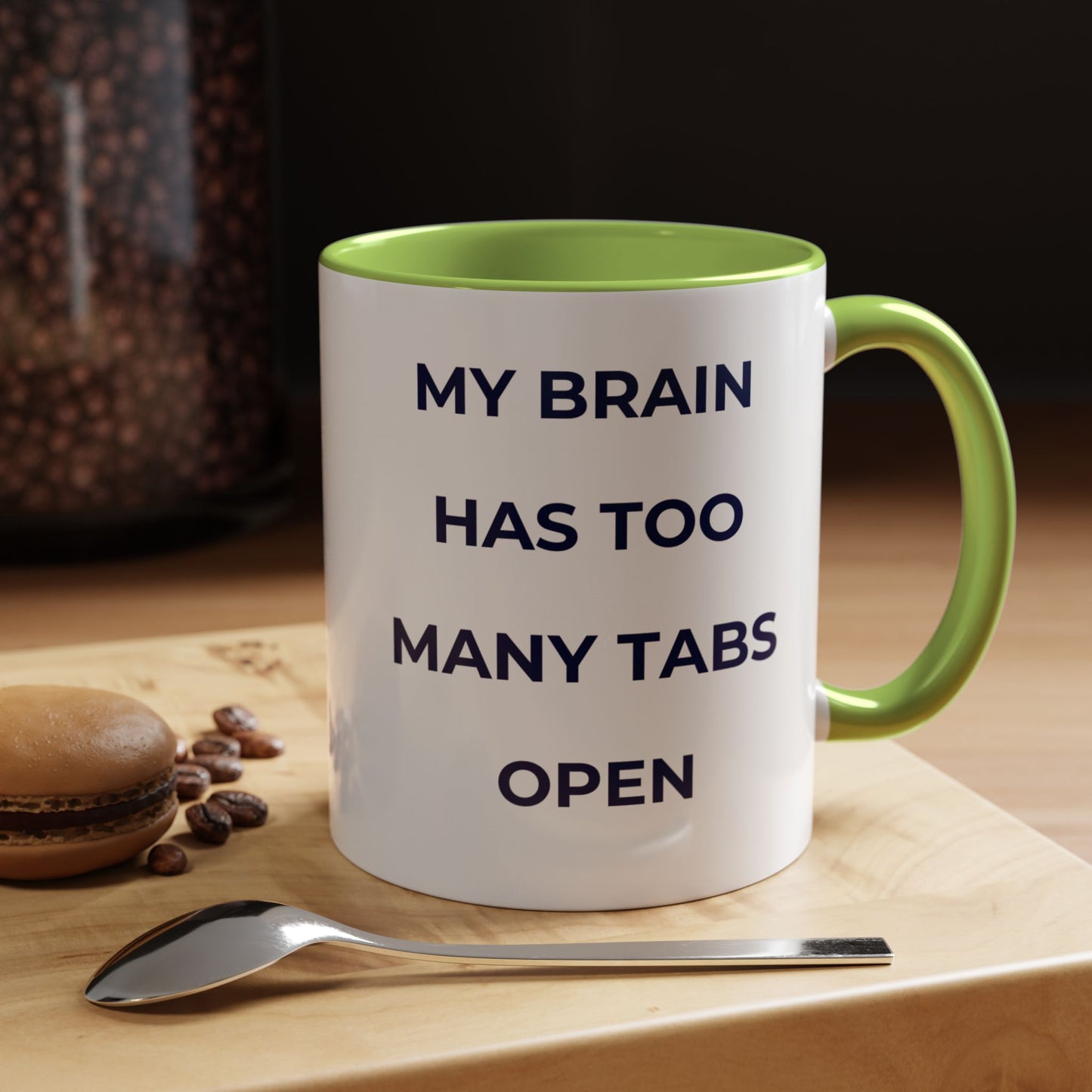 My Brain Has Too Many Tabs Open Mug | Funny ADHD Gift | Lofi Office Coffee Cup (11oz)