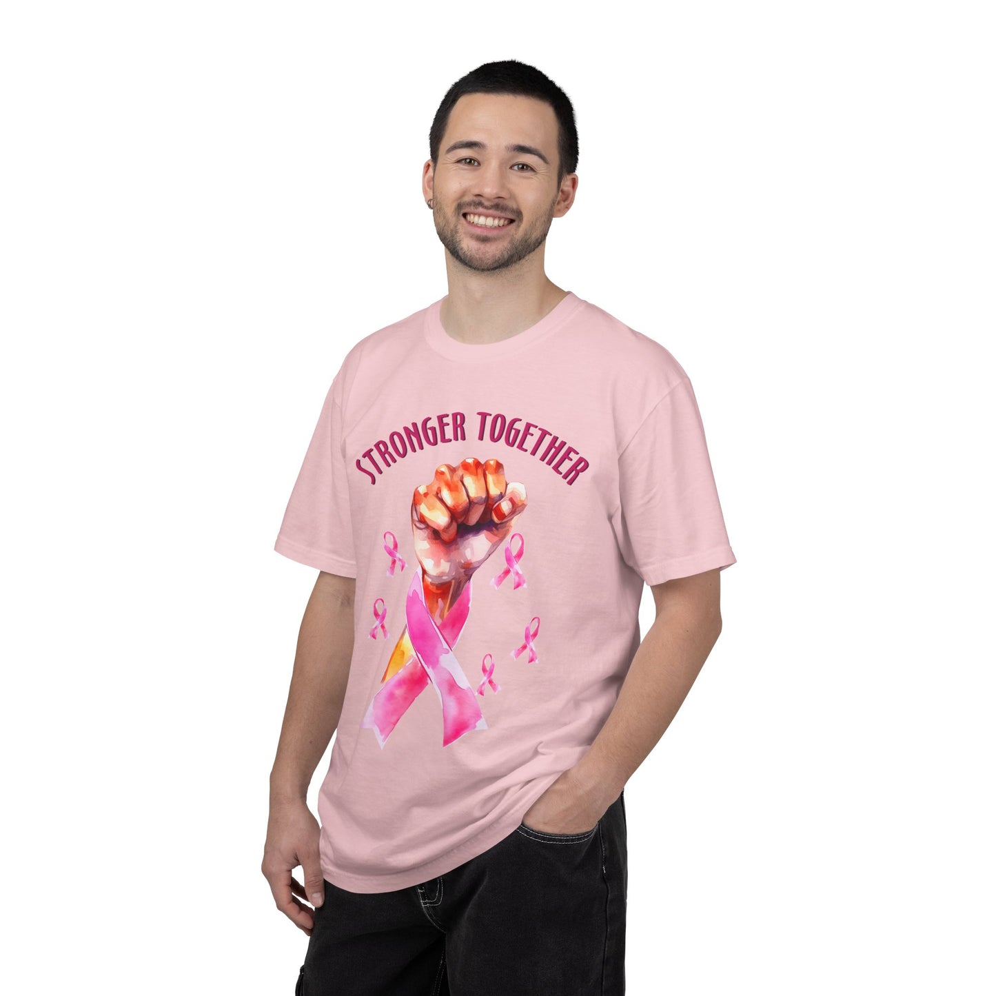 Empower Unity: Breast Cancer "Stronger Together" Comfort Colors Tee